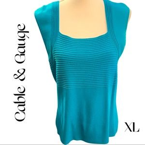 Cable & Gauge Teal tank